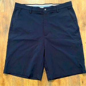 FJ FootJoy mens 34 navy blue golf shorts